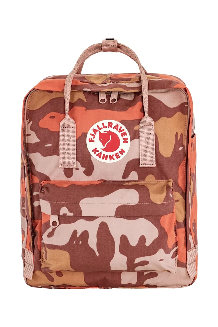 Batoh Fjallraven Kanken Graphics vzorovaný oranžová F23200356