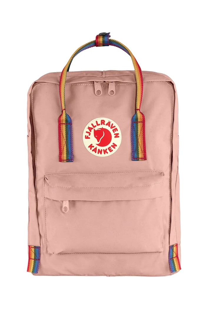 Batoh Fjallraven Kanken Rainbow hladký růžová F23620