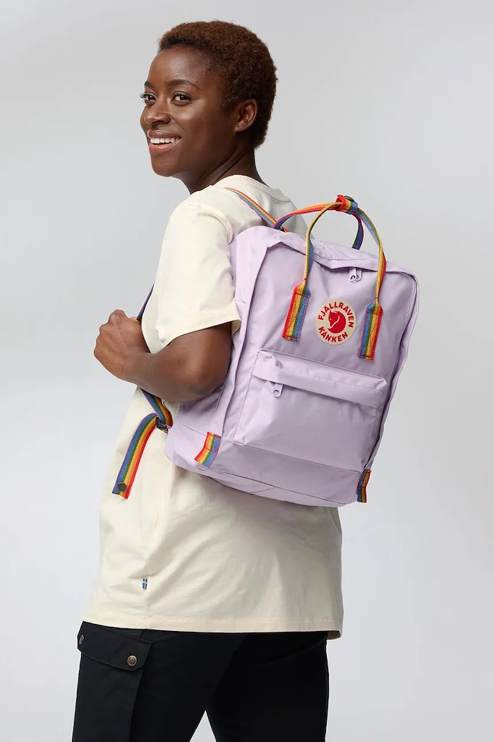 Batoh Fjallraven Kanken Rainbow růžová F23620