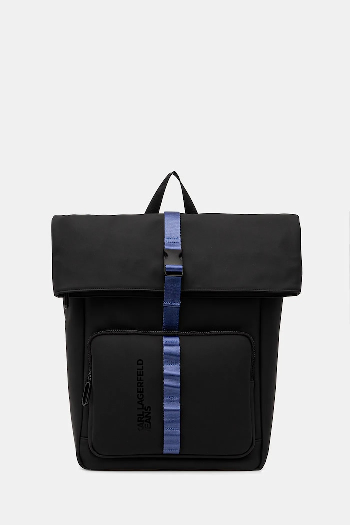 Karl Lagerfeld Jeans mestni nahrbtnik Ustreza A4 črna B1M30146