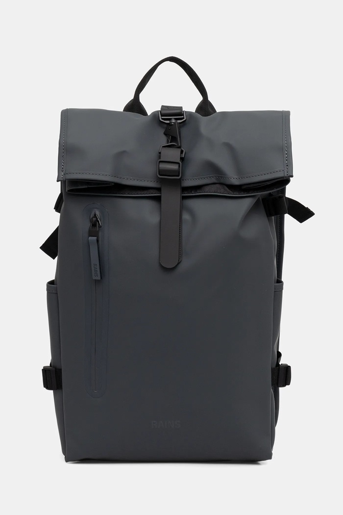Batoh Rains 14590 Rolltop Rucksack Large W3 hladký šedá 14590.153