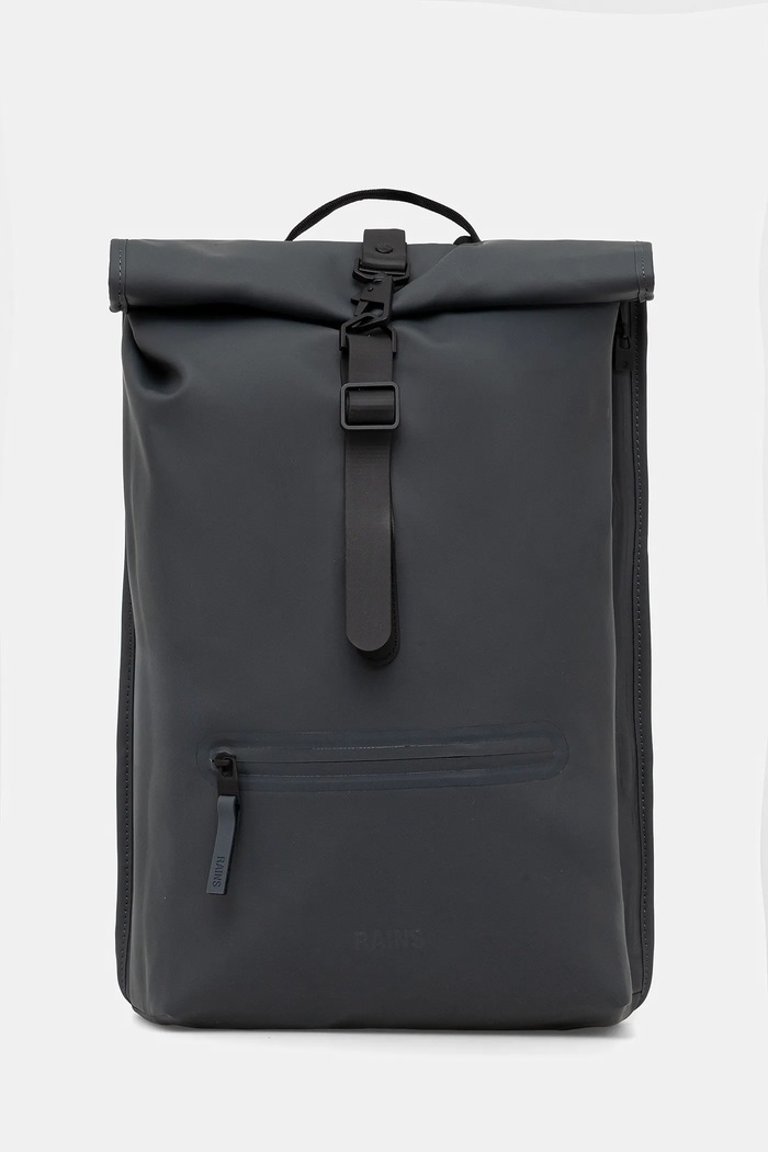 Batoh Rains 13320 Rolltop Rucksack W3 hladký šedá 13320.153