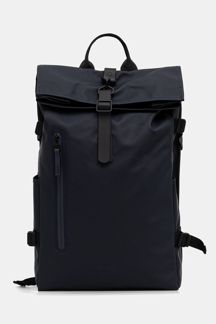 Σακίδιο πλάτης Rains 14590 Rolltop Rucksack Large W3 συνθετικό σκούρο μπλε 14590.47