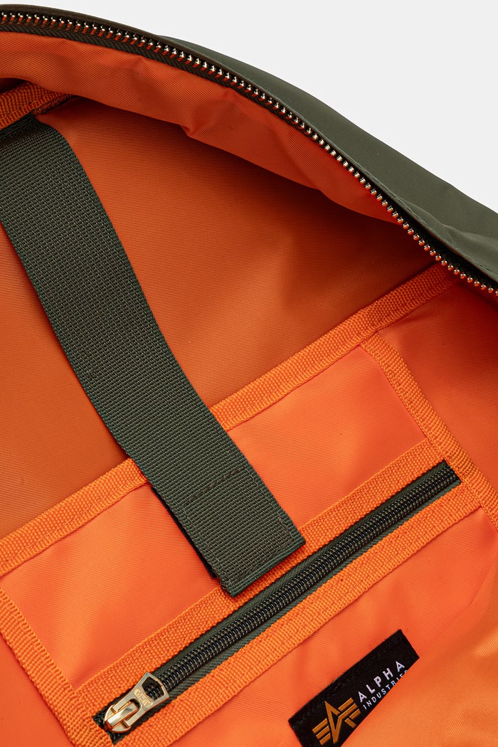 Ruksak Alpha Industries Crew Backpack 156940.01 zelená