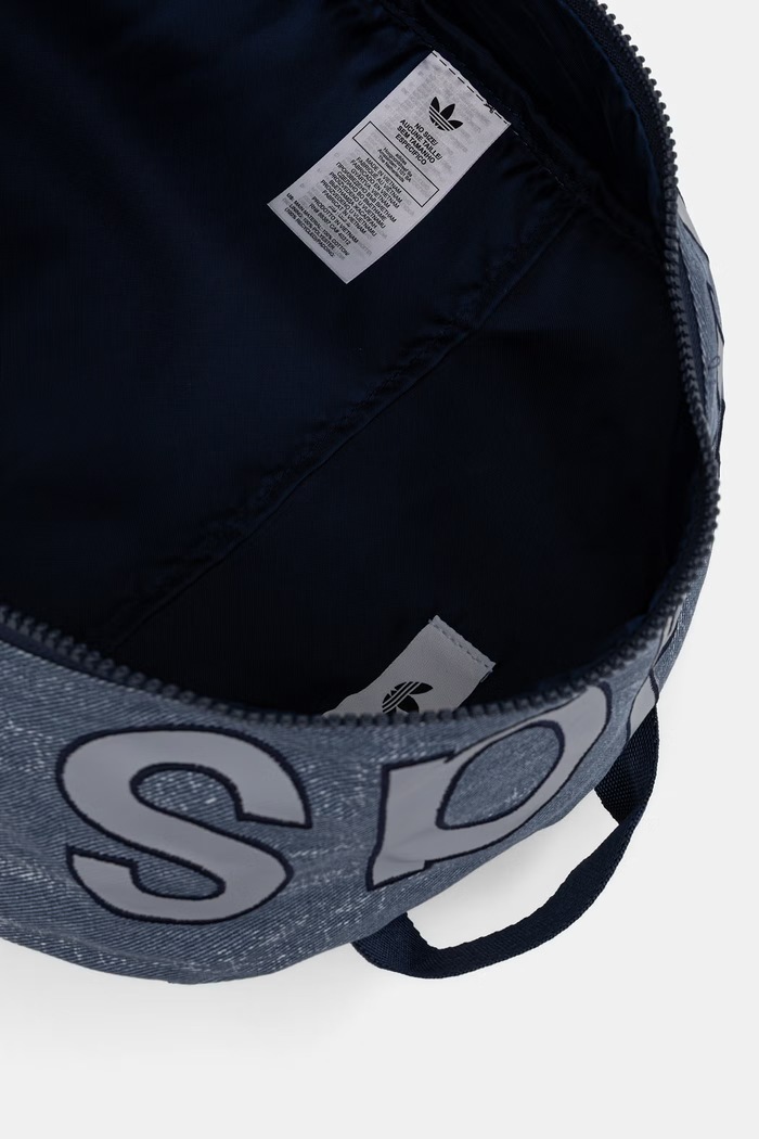 adidas Originals rucsac pentru sport, din bumbac KC8647 albastru