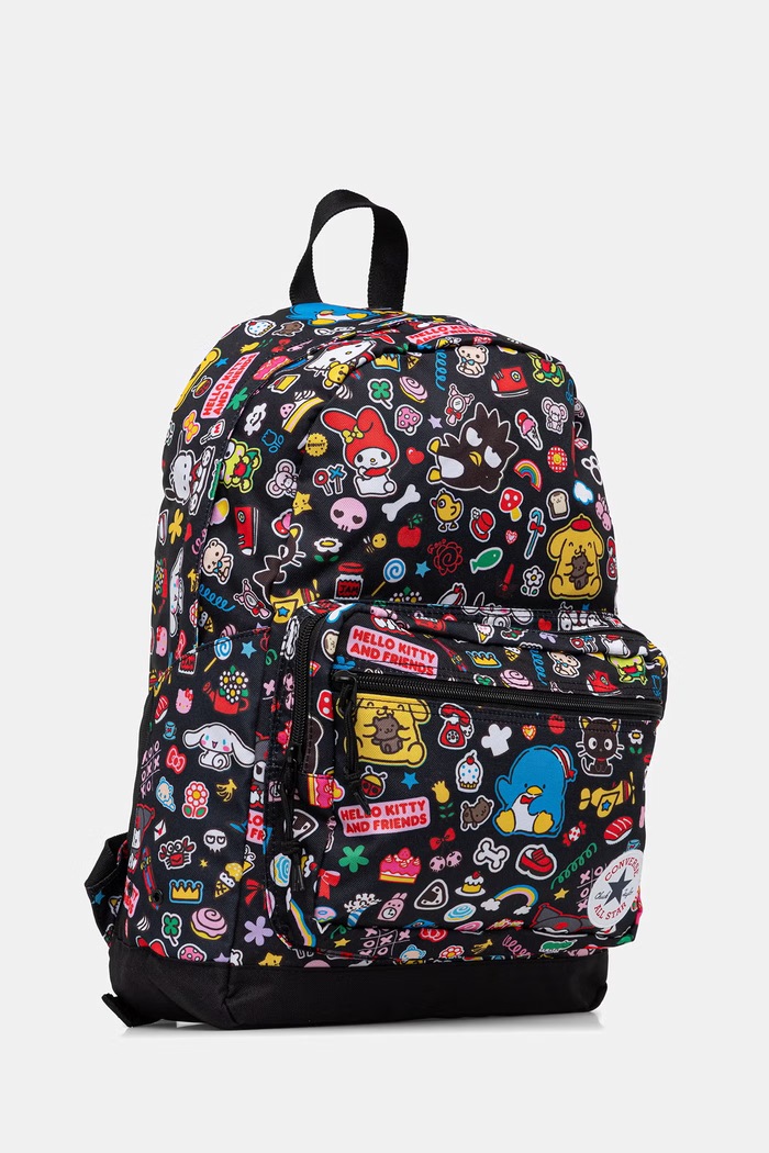 Converse školski ruksak x HELLO KITTY WA5874 crna SS26