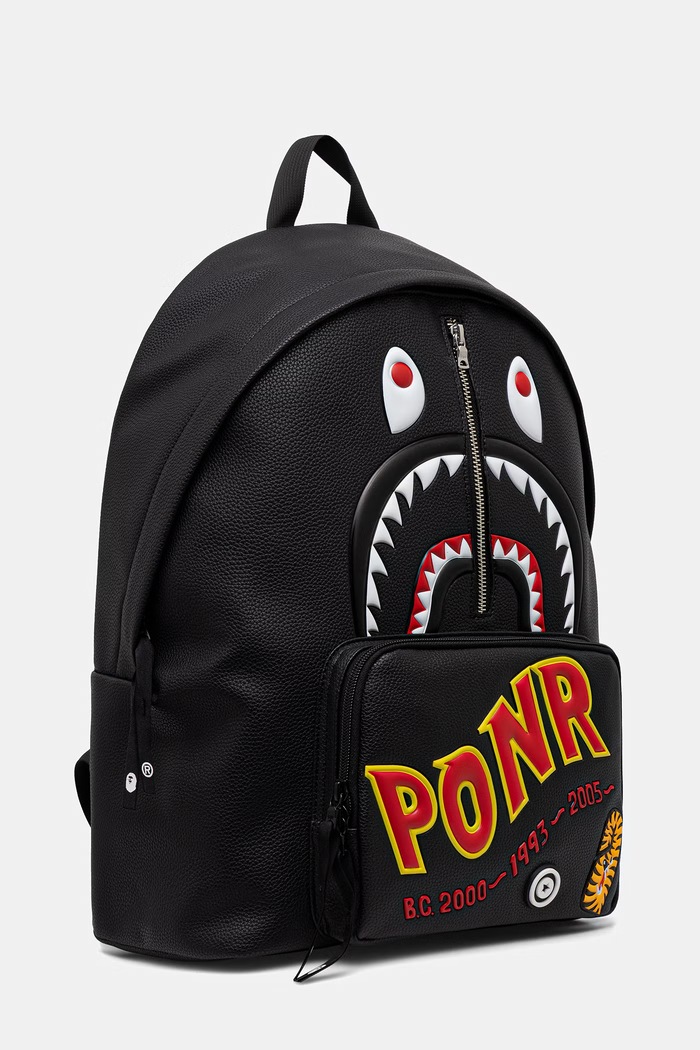 A Bathing Ape 2nd Shark plecak 0ZXBGM005891Q czarny SS26