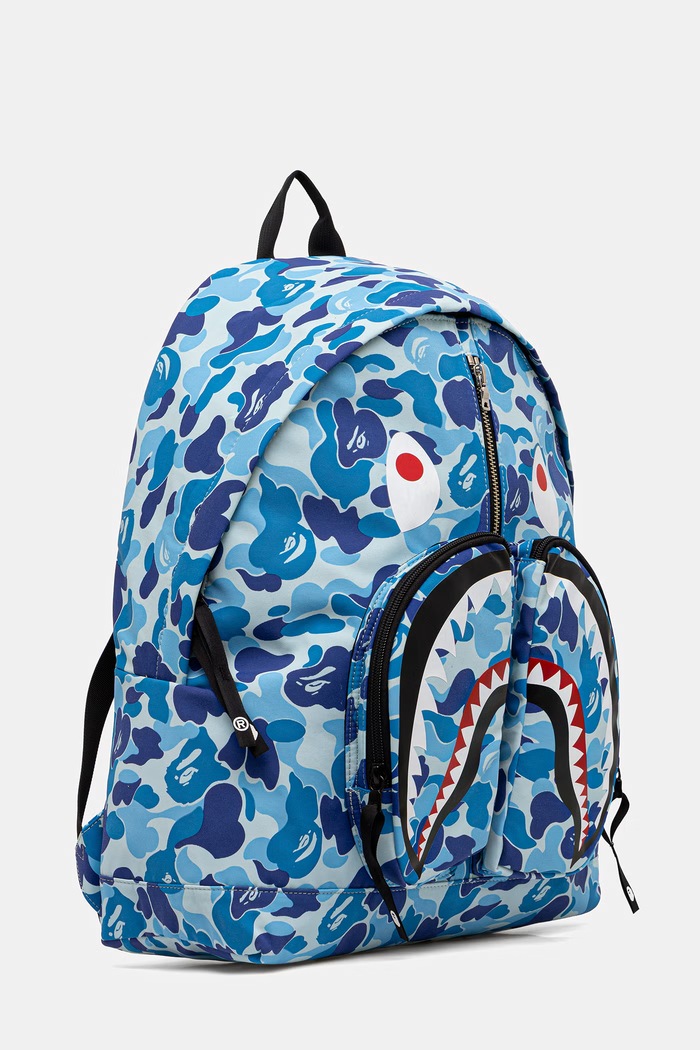 A Bathing Ape Camo Shark plecak 0ZXBGM002891Q niebieski SS26