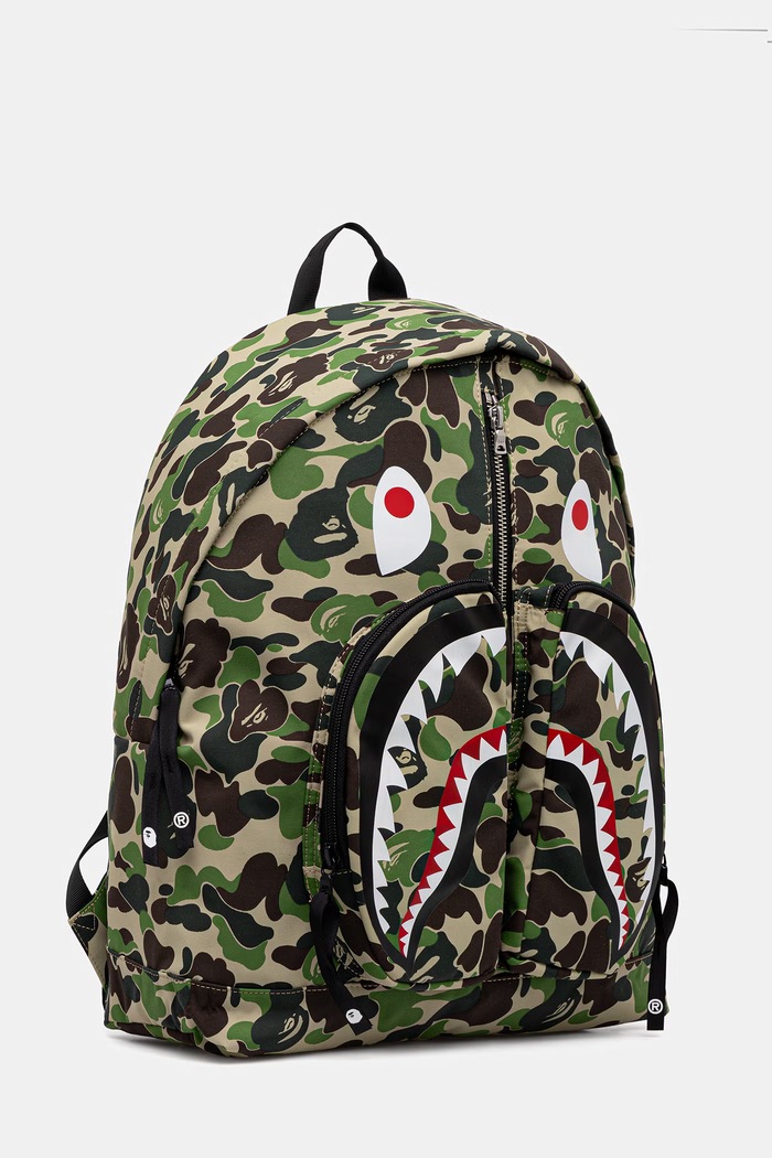 A Bathing Ape Camo Shark plecak 0ZXBGM002891Q zielony SS26