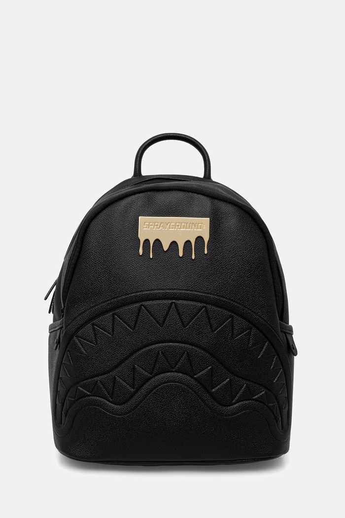Sprayground plecak z imitacji skóry czarny 910B9038NSZ
