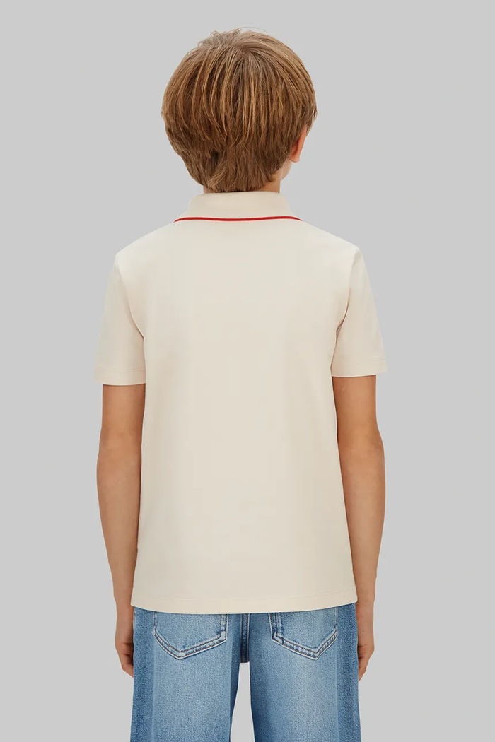 Chlapec Detské polo tričko Calvin Klein Jeans IB0IB02370.128.176.PPY2 béžová