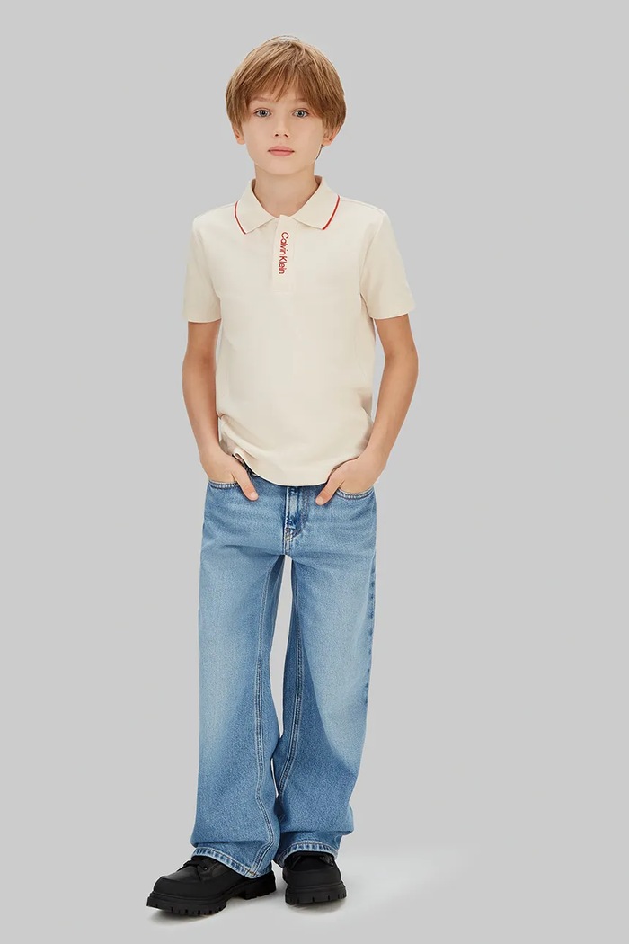 Detské polo tričko Calvin Klein Jeans IB0IB02370.128.176.PPY2