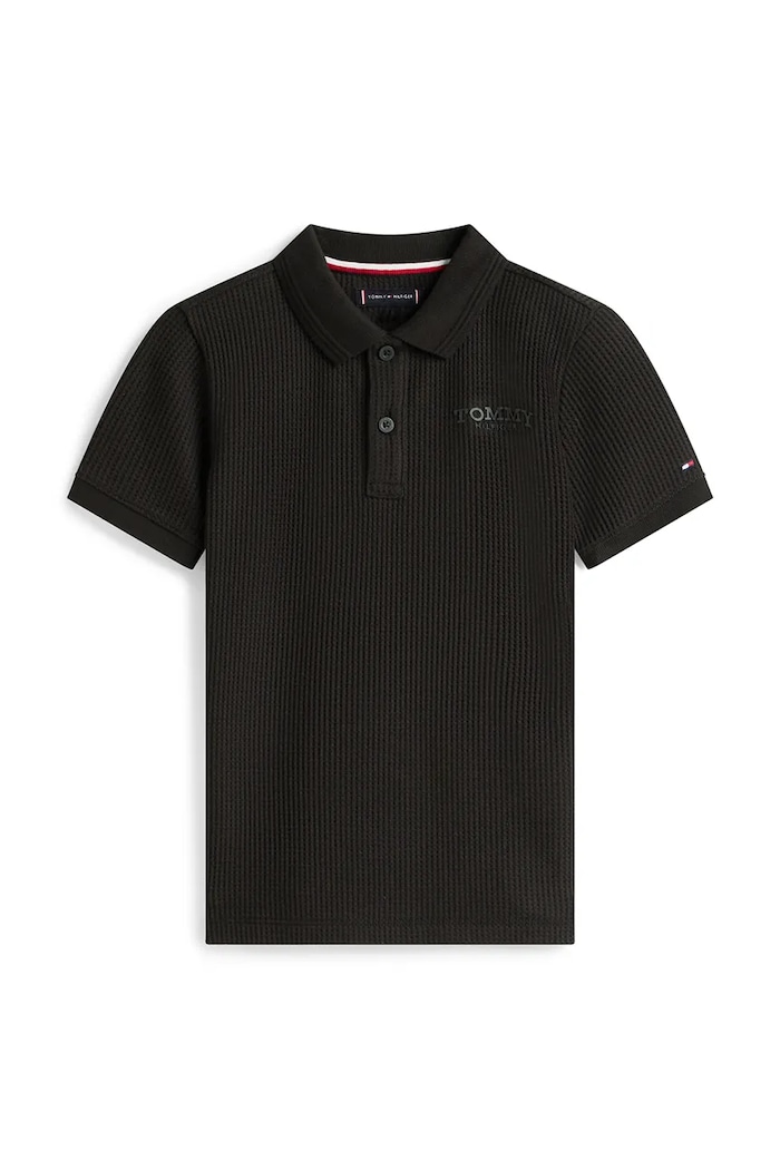 Tommy Hilfiger gyerek póló KB0KB10363.128.176.PPY2 fekete SS26