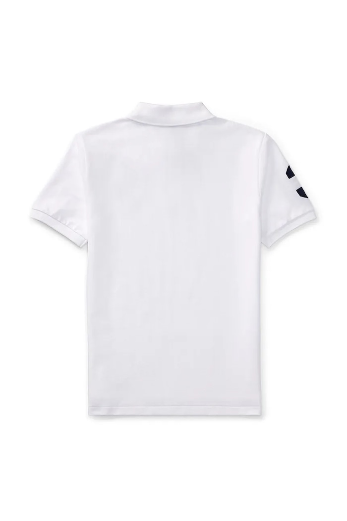 Chlapec Detská bavlnená polokošeľa Polo Ralph Lauren 323670257006 biela