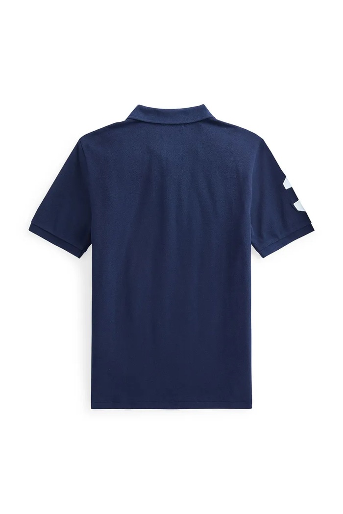 Chlapec Detská bavlnená polokošeľa Polo Ralph Lauren 323670257014 tmavomodrá