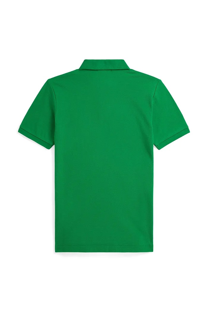 Παιδικά βαμβακερά μπλουζάκια πόλο Polo Ralph Lauren 323703632503 πράσινο SS26
