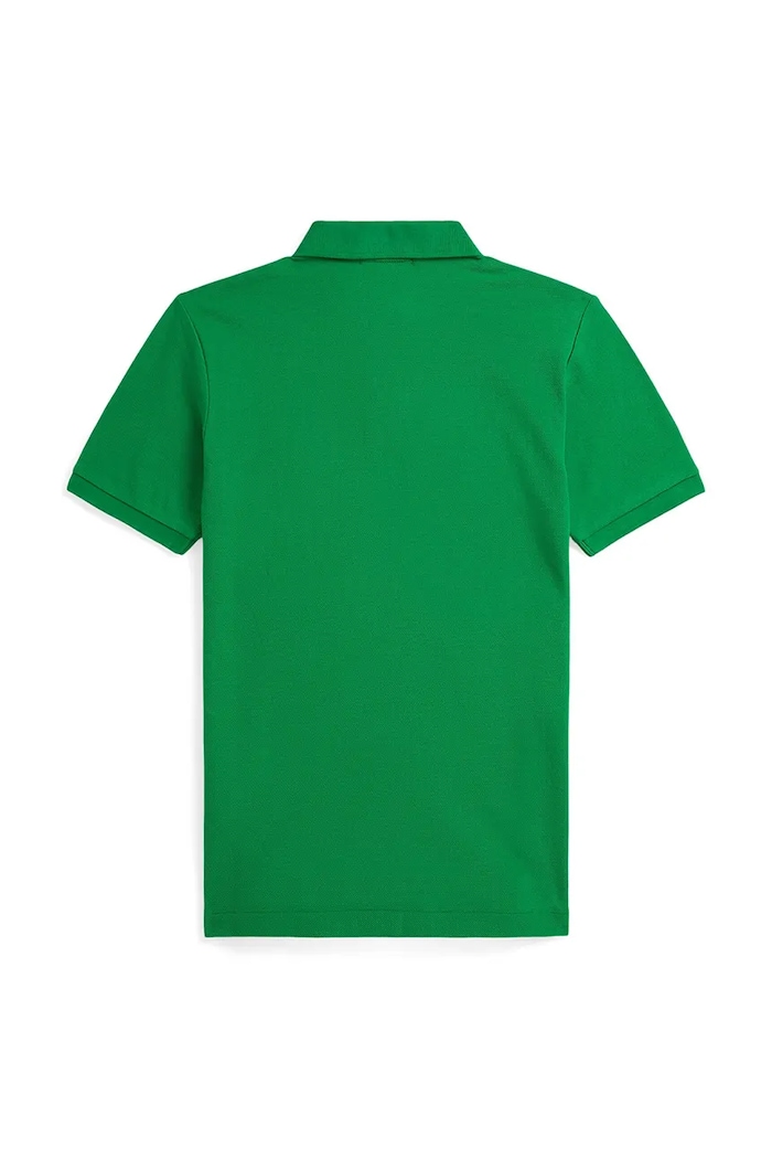 Παιδικά βαμβακερά μπλουζάκια πόλο Polo Ralph Lauren 323703632503 πράσινο SS26