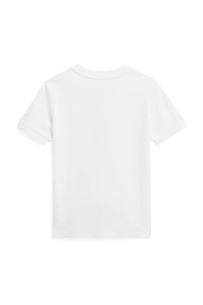 Detská bavlnená polokošeľa Polo Ralph Lauren 322925323005 biela SS26