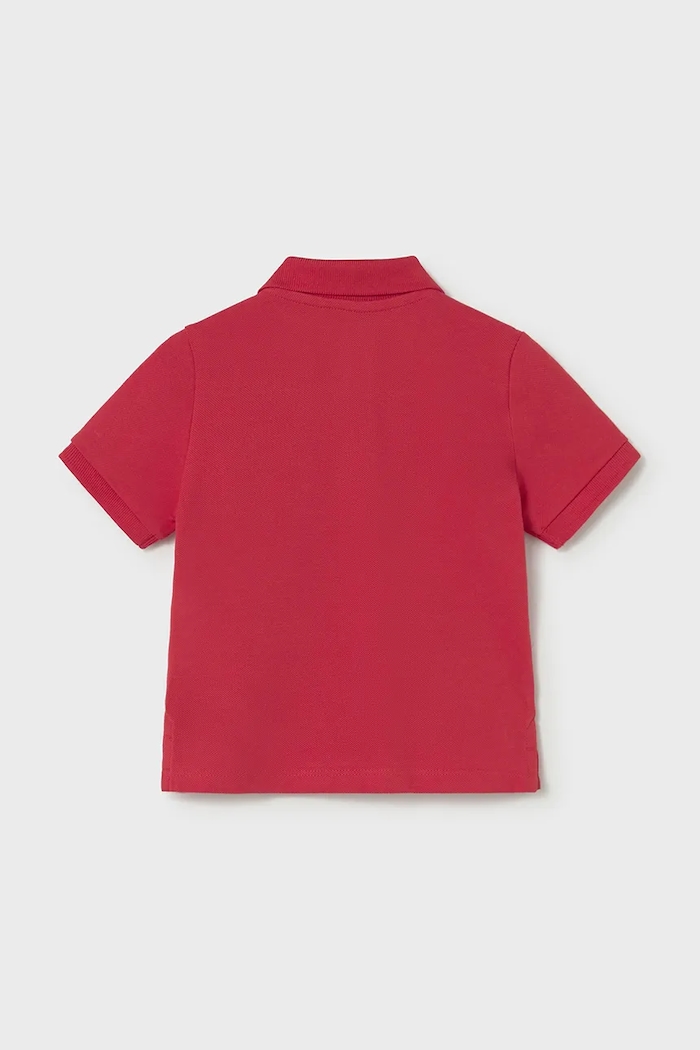 Pamučna polo majica Mayoral 102.3E.Baby.PPY2 crvena SS26