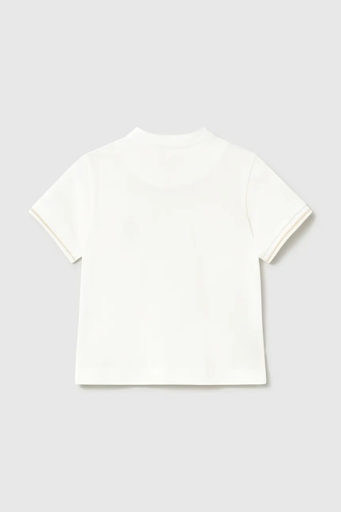 Детска тениска с яка Mayoral 1106.3A.Baby.PPY2 бял SS26