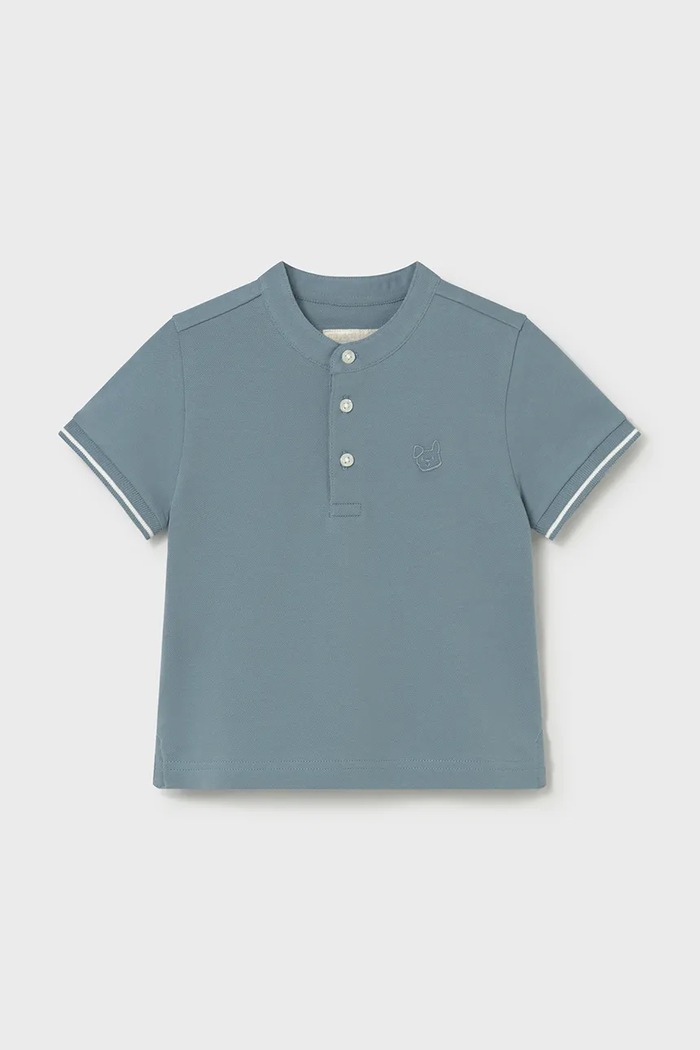 Dječja polo majica Mayoral s elastinom plava 1106.3A.Baby.PPY2
