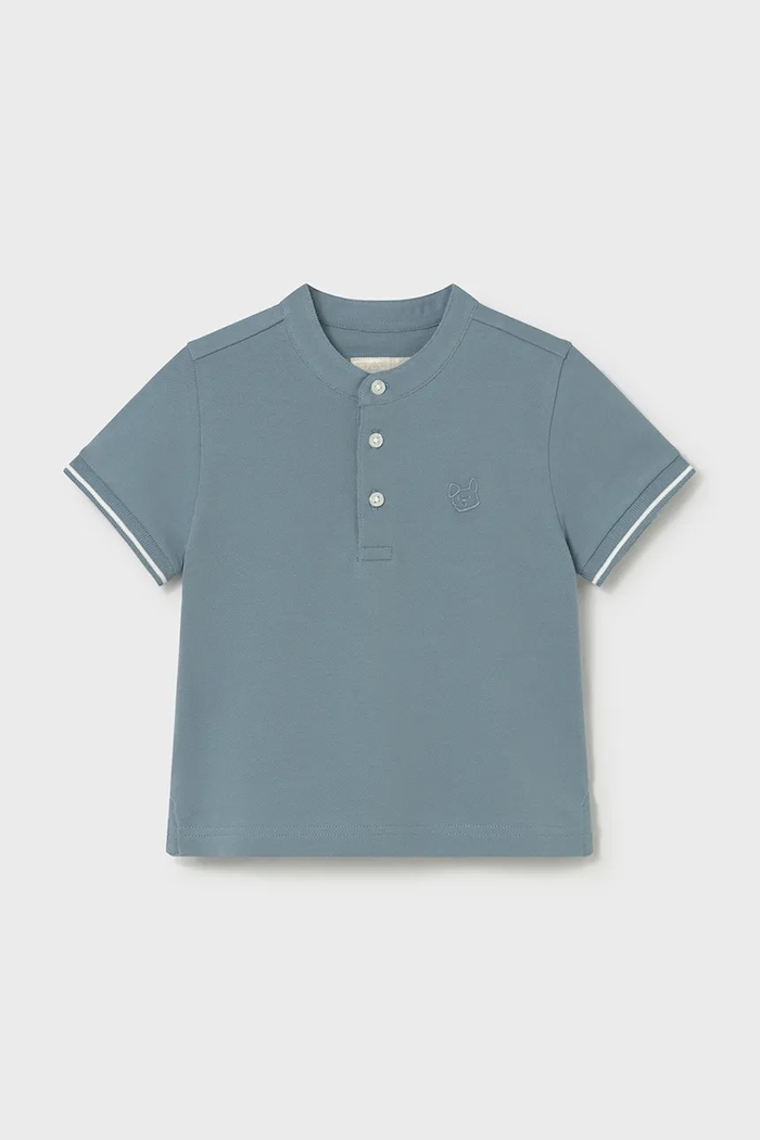 Dječja polo majica Mayoral s elastinom plava 1106.3A.Baby.PPY2