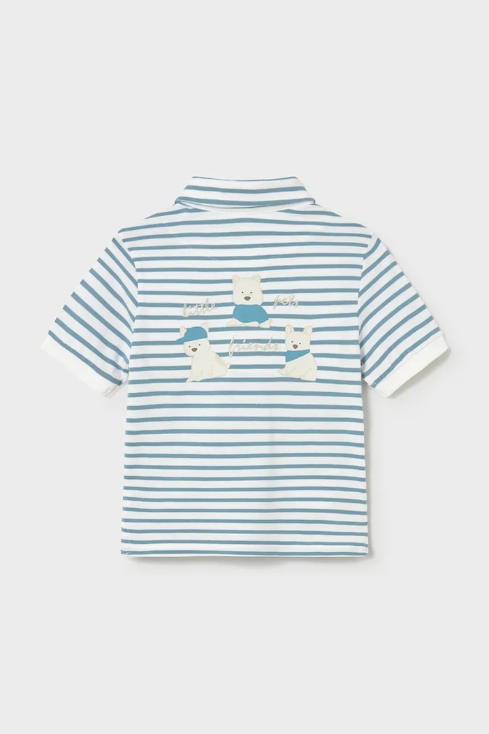 Mayoral tricouri polo din bumbac pentru copii 1110.3F.Baby.PPY2 alb SS26