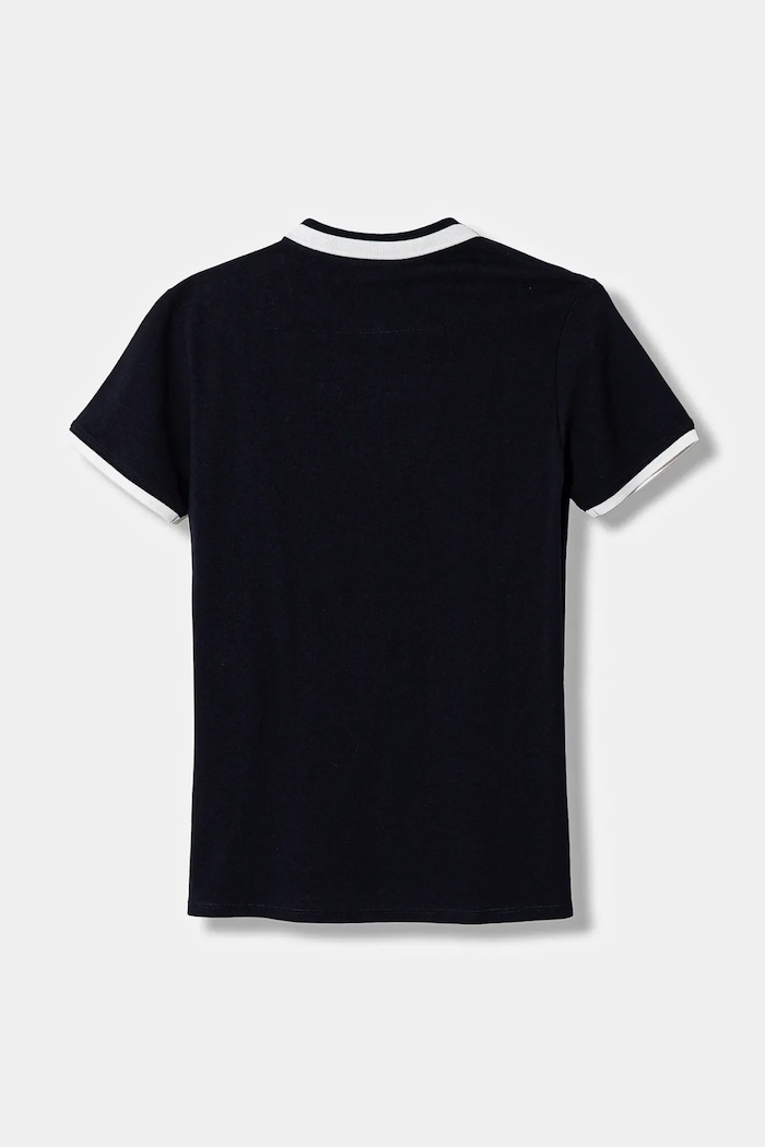 Bavlnené polo tričko Guess L6RP01.KBV51.PPY2 tmavomodrá SS26