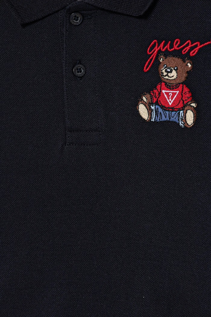 Chlapec Bavlnené polo tričko Guess N6RP02.KADZ4.PPY2 tmavomodrá