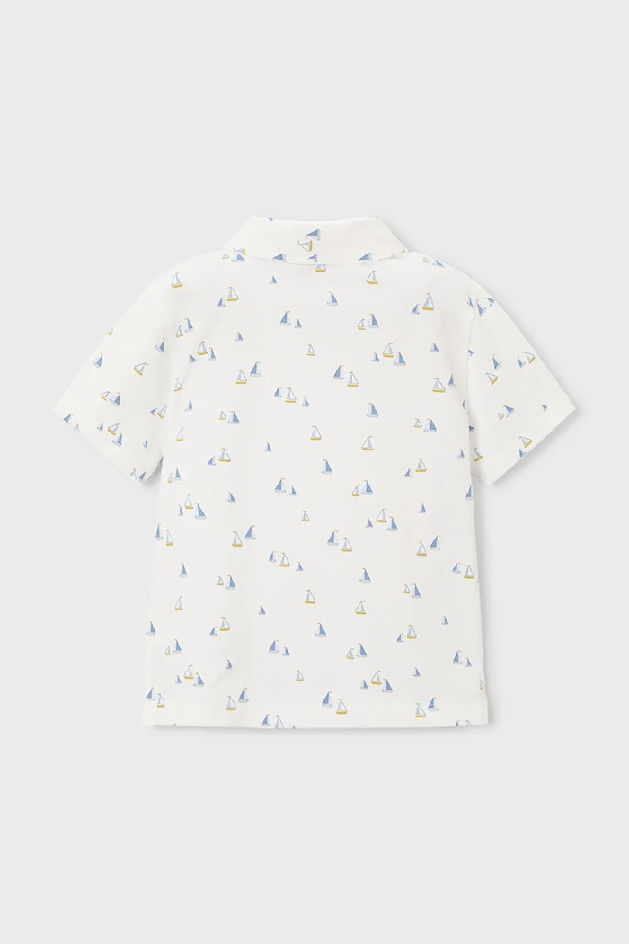 Dječaci Dječja polo majica Mayoral 3101.5A.Mini.PPY2 bijela