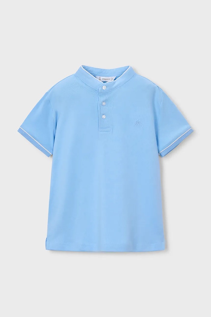 Detské polo tričko Mayoral s elastanom modrá 3102.5B.Mini.PPY2