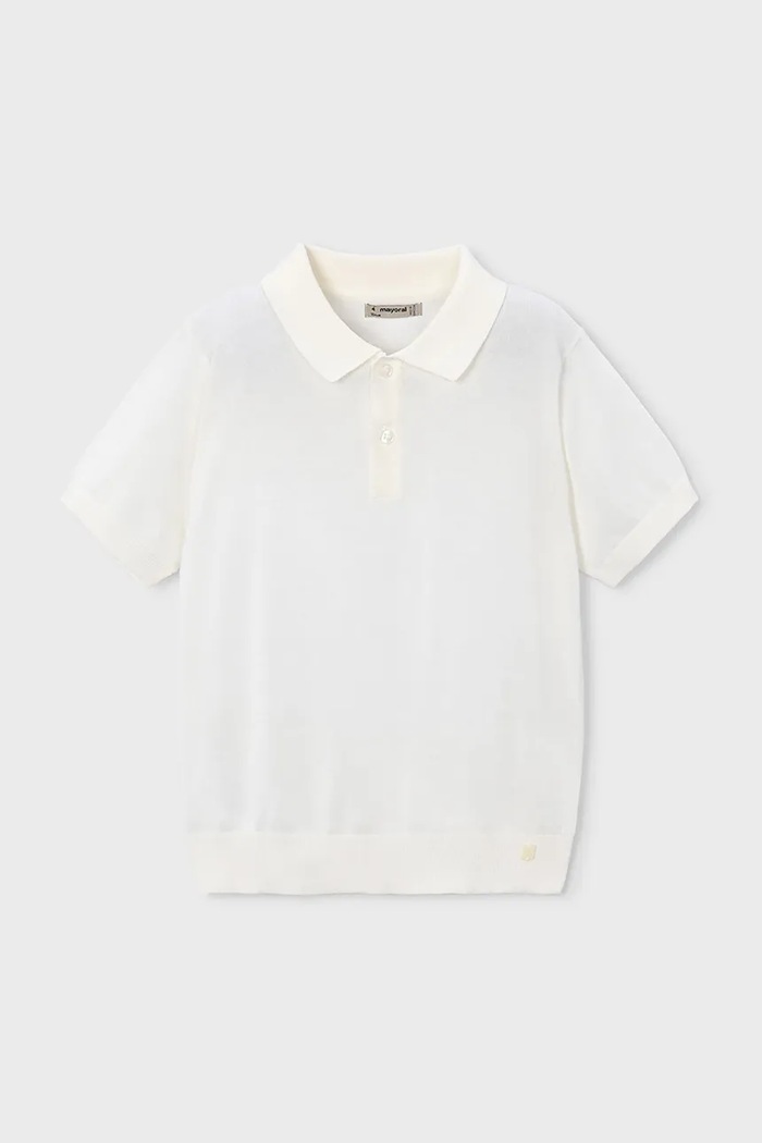 Detské polo tričko Mayoral s elastanom béžová 3106.5C.Mini.PPY2