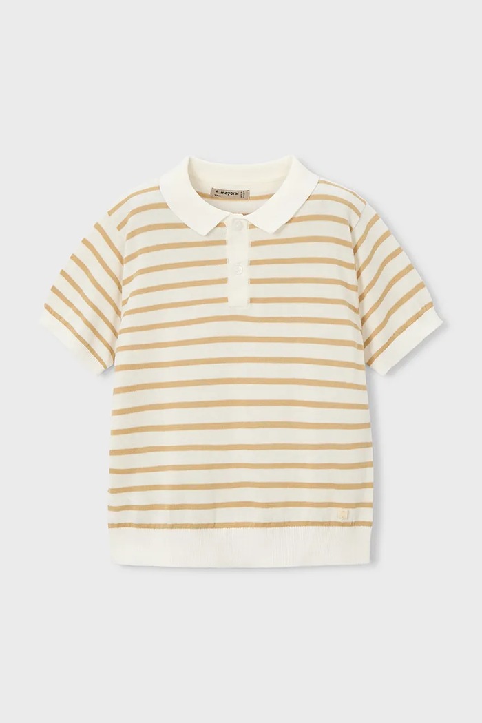 Mayoral tricou polo copii 3106.5C.Mini.PPY2 bej SS26