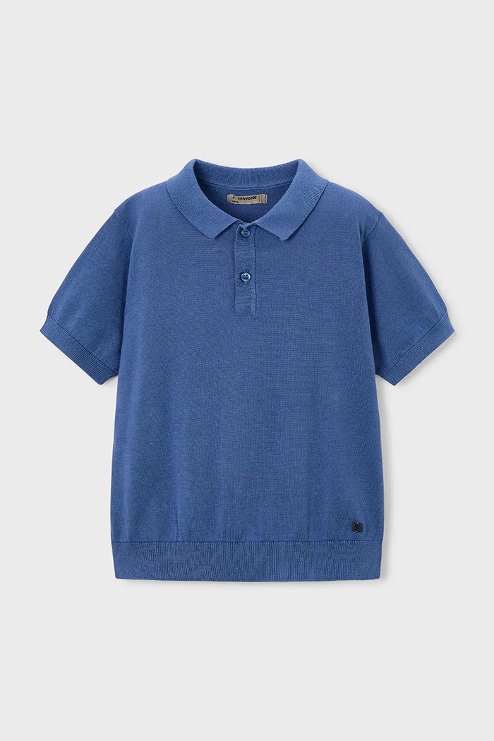 Detské polo tričko Mayoral 3106.5C.Mini.PPY2 modrá SS26