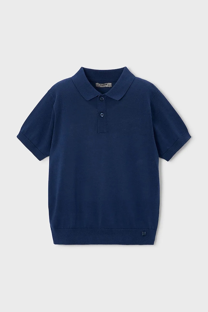 Mayoral polo dziecięce wzorzyste granatowy 3106.5C.Mini.PPY2