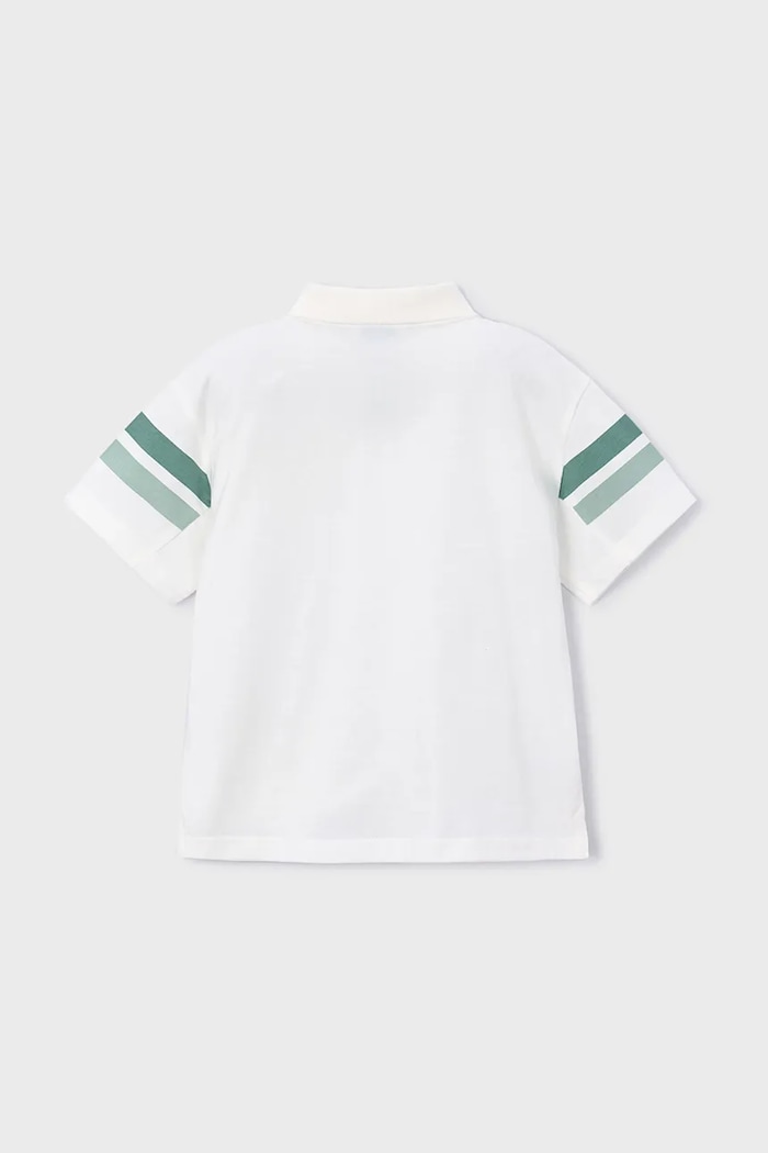 Detské polo tričko Mayoral 3107.5E.Mini.PPY2 biela SS26