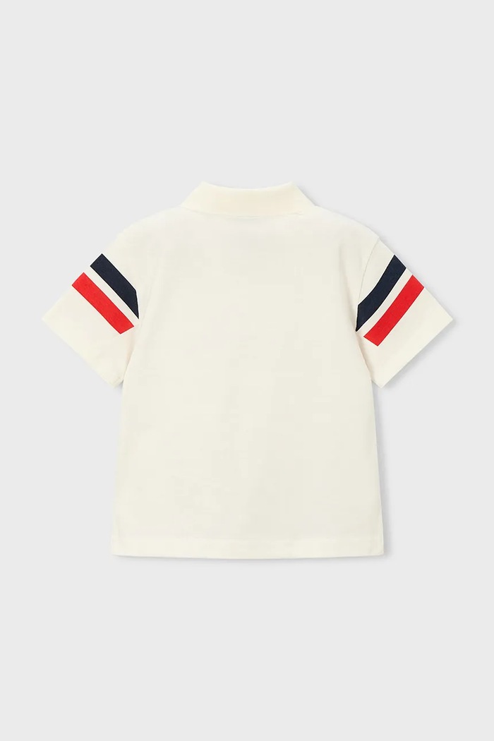 Dječaci Dječja polo majica Mayoral 3107.5E.Mini.PPY2 bijela