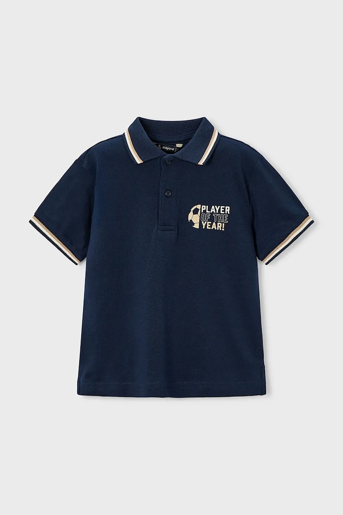 Detské polo tričko Mayoral 3108.5G.Mini.PPY2 modrá SS26