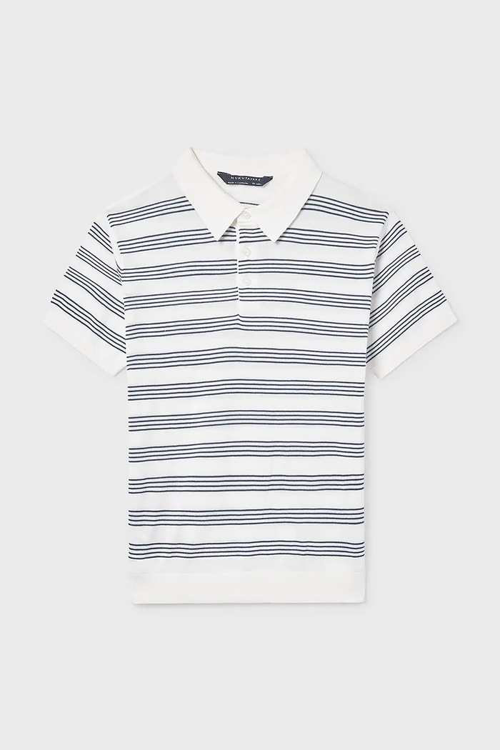 Detské polo tričko Mayoral 6162.7A.Junior.PPY2 biela SS26