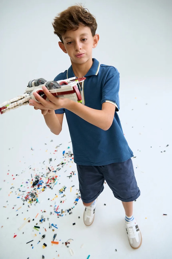 Detská bavlnená polokošeľa Mayoral 6166.7E.Junior.PPY2