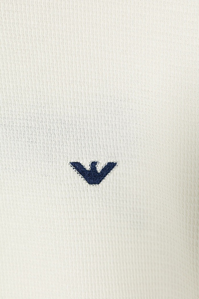 Chłopiec Emporio Armani polo bawełniane dziecięce EB000966.AF21879 biały