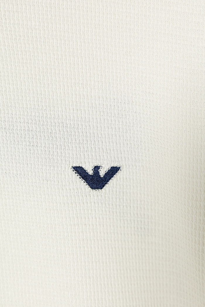Chłopiec Emporio Armani polo bawełniane dziecięce EB000966.AF21879 biały