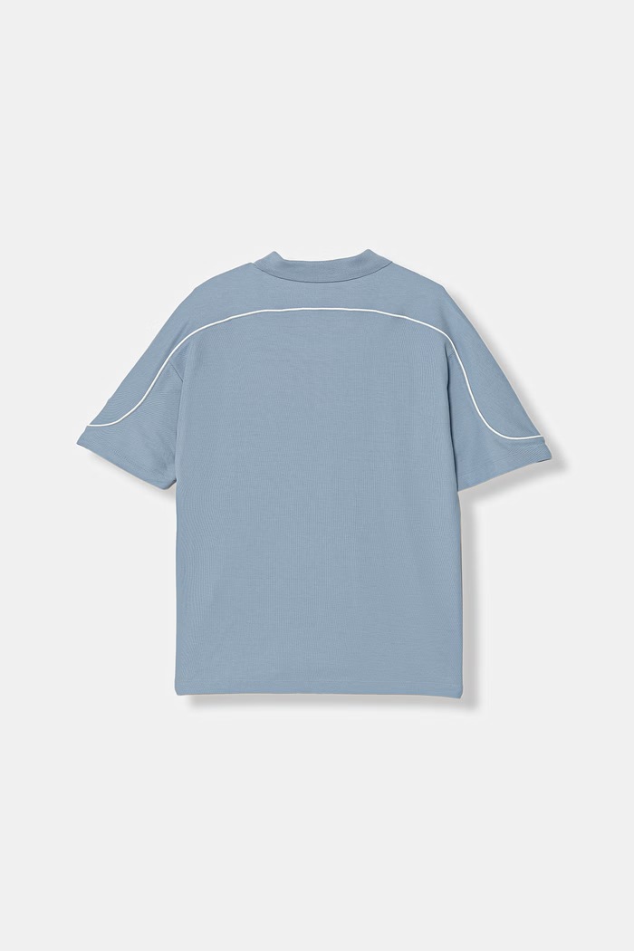 Bavlnené polo tričko Emporio Armani EB001336.AF10497 modrá SS26
