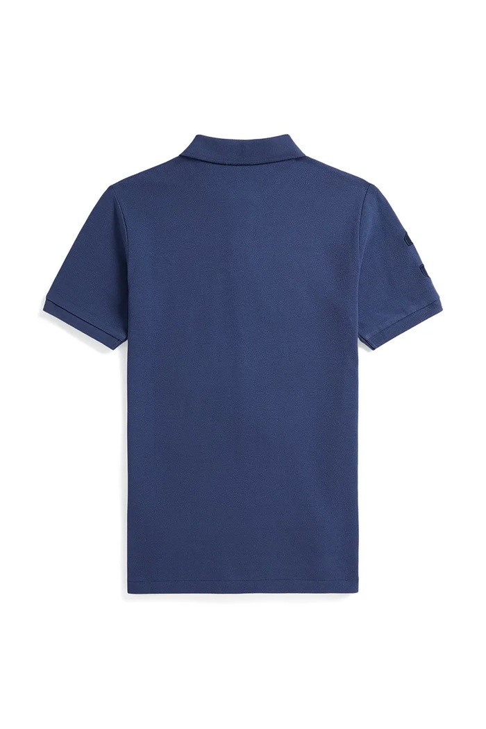 Otroški bombažen polo Polo Ralph Lauren 323703635503 mornarsko modra SS26