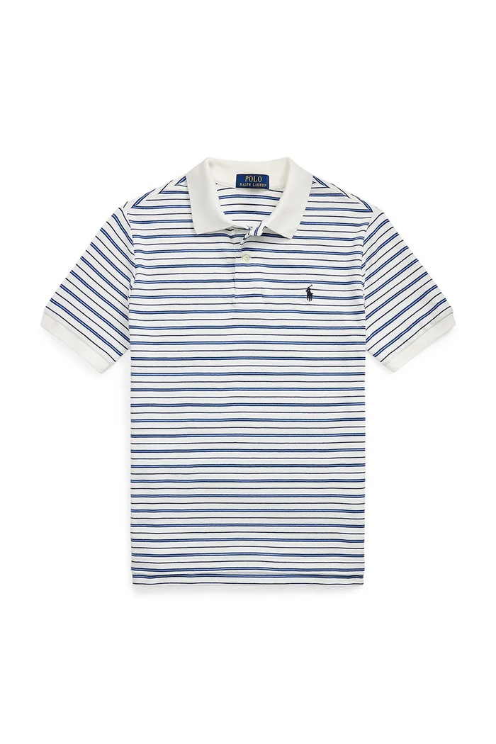 Παιδικά βαμβακερά μπλουζάκια πόλο Polo Ralph Lauren βαμβάκι μπλε 323964133002