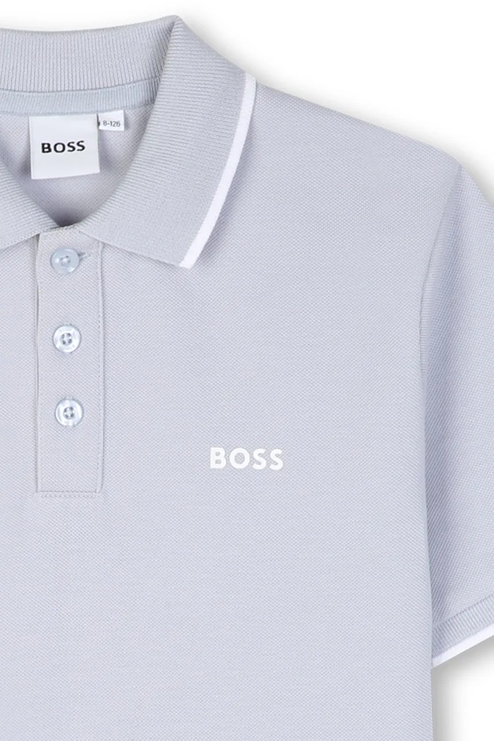 Αγορίστικα BOSS Πόλο παιδικό βαμβακερό J53169.114.150 μπλε