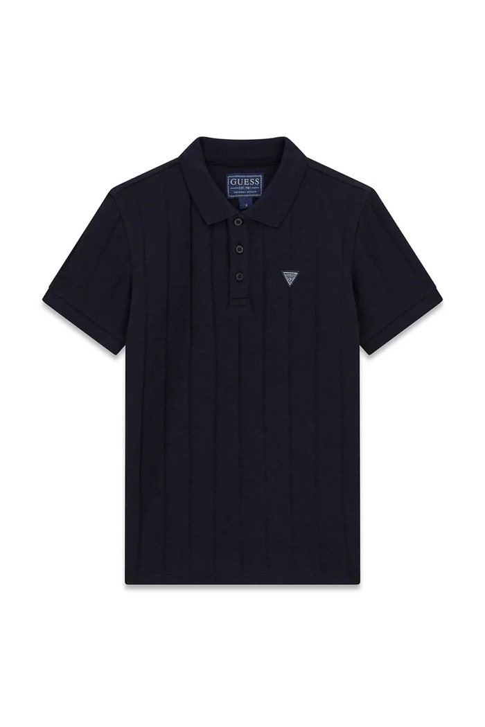 Guess polo dziecięce L6GP02.KF721.PPY2.M granatowy SS26