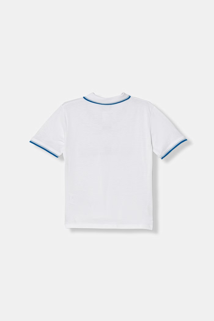 Detská bavlnená polokošeľa Guess L6GP00.KADZ4.PPY2.M biela SS26