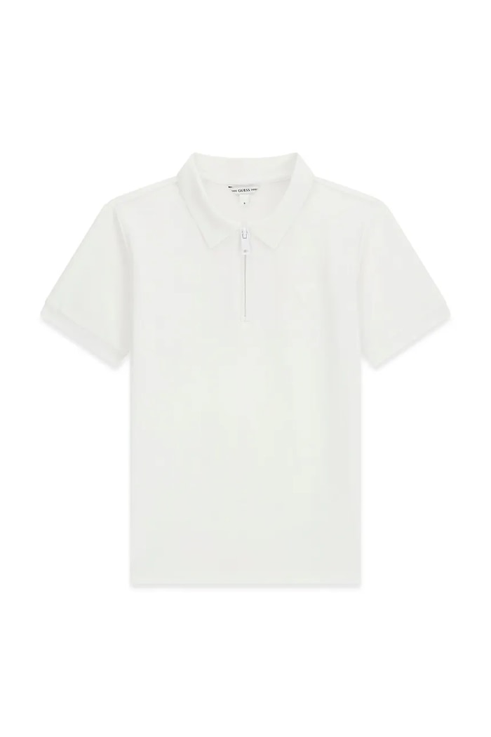 Guess polo dziecięce z bawełną biały L6GP06.KF850.PPY2.M