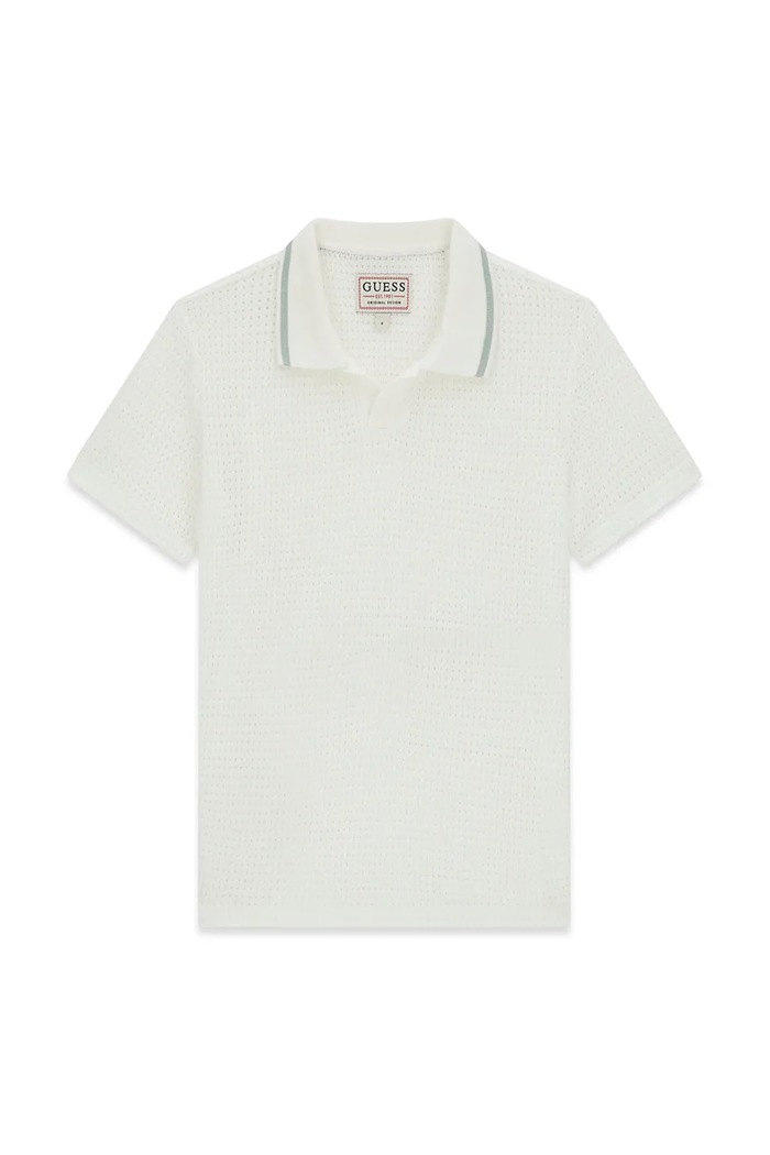 Detské polo tričko Guess L6GP08.KG520.PPY2.M biela SS26